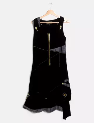 Robe Noire 'La Mode Est À Vous' Taille 40 - Neuve Sans étiquettes - Longueur 94 Cm, Style évasé