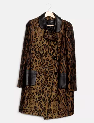 Manteau D'hiver Fourrure Georges Rech - Parka Vin Pourpre, Taille S, Occasion Très Bon état