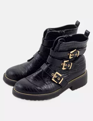 Chaussures à Talons Hauts Noires Miss Selfridge - Taille UK 6 (pointure 39 Env.) - Occasion
