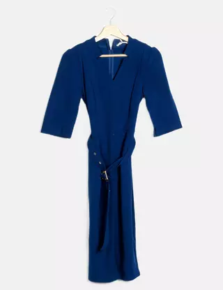 Lauren Ralph Lauren Midi-jurk met knoopsluiting, model 'TAWRENNA' in offwhite online kopen | P&C Lauren Ralph Lauren Midi-jurk met knoopsluiting, model 'TAWRENNA' in offwhite online kopen | P&C