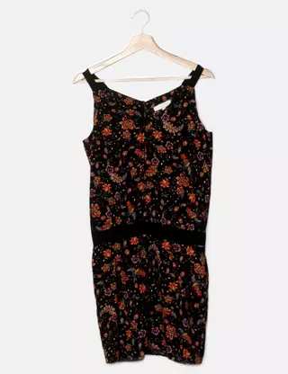 Combinaison Une-Pièce à Rayures Lenny B - Taille S - Noir - Occasion Très Bon État
