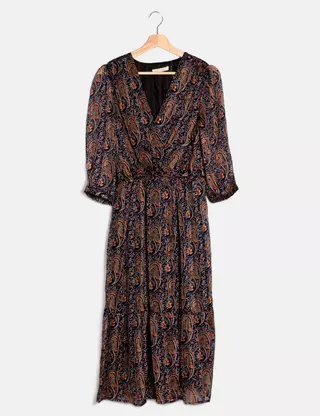 Robe fluide kaki NEUVE Shein 36 38