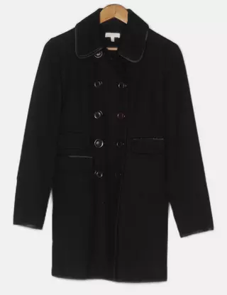 Superbe Caban Noir Kookaï Taille 40 - Occasion En Très Bon état, Pas De Taches Ni Accrocs !