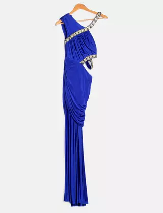 sachin and babi light blue dress Dubai Evening Dress