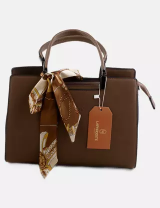 Sac à Main Bandoulière Laphrodite Femme Noir - Grand Format, Multiples Poches - Très Bon état