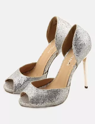 Chaussures Femme à Talons Hauts Liliana - Marron/Beige - Taille US 8.5 - Occasion (Très Bon État)
