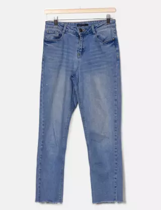 Pantalon Femme Fashion Private Company Taille 38 - Slim Chino Bleu Marine, Occasion TB