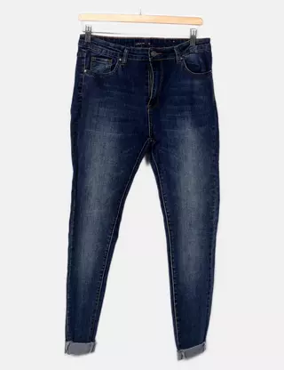 Jean Skinny Noir Taille Haute Laulia - Tailles 36 Et 38 - Occasion Très Bon état - Coton/élasthanne