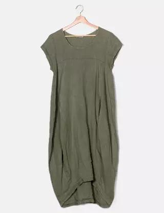 chinese dress ladies TALIA BENSON | Italian Linen Skirt - Charcoal main image 1