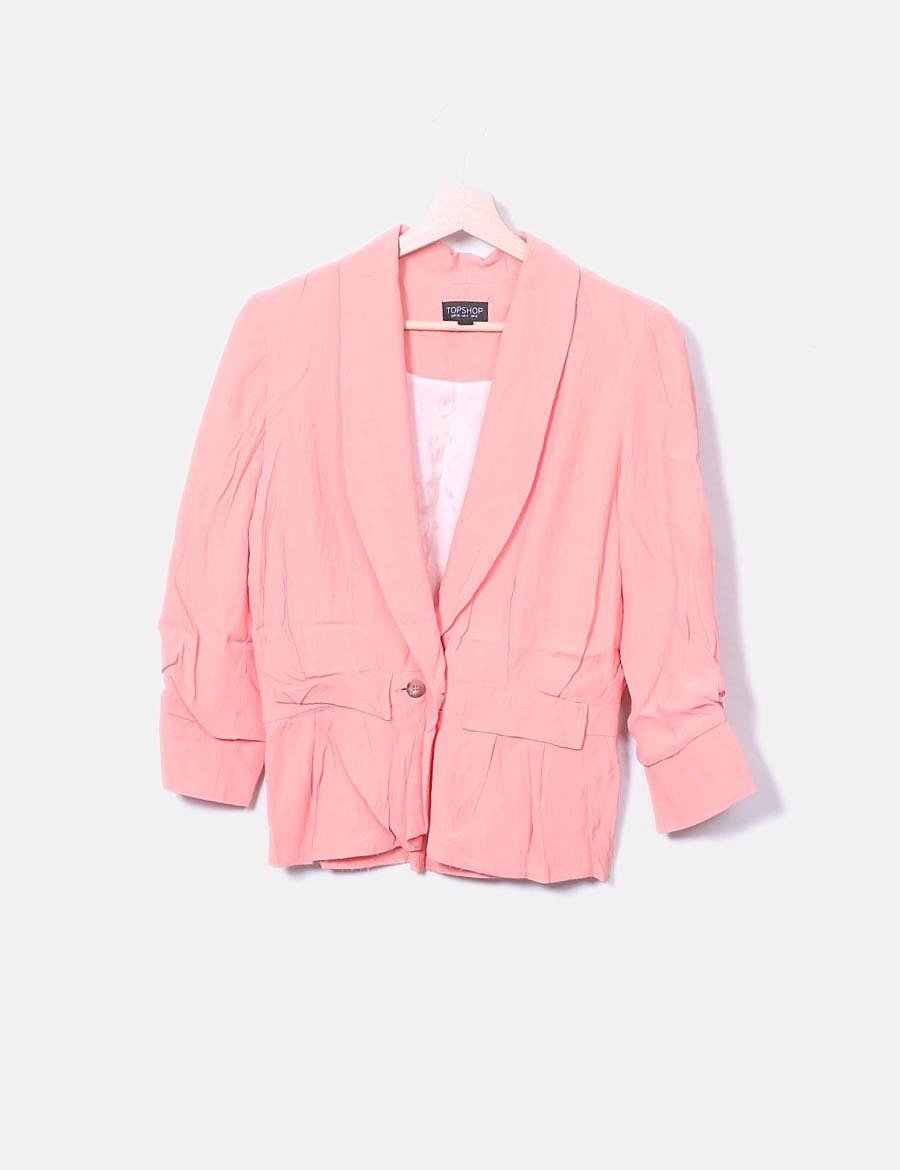 Blazer fluida salmón (descuento 71 ) Micolet