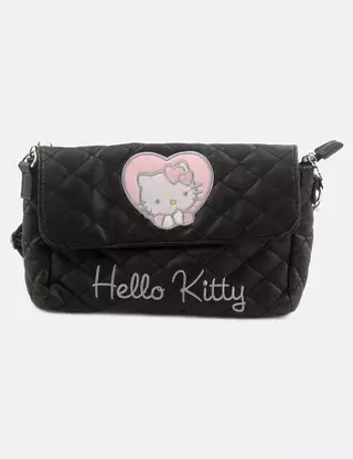 Hello Kitty Sac à Bandoulière Blanc 25x14x7cm - Adorable Sac Kawaii