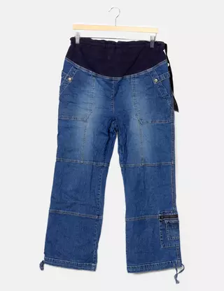 Jeans Donna Premaman C&A - Skinny Elasticizzato Con Fascia Maternità E Tasche
