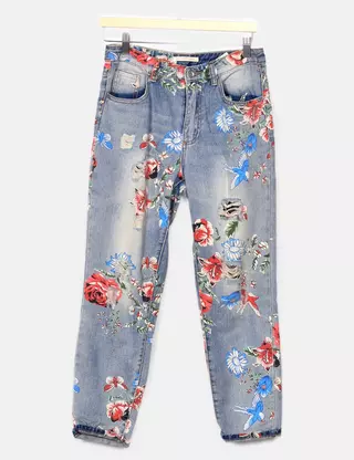 Short Ceinturé à Rayures Bonbons Beige DenimCo - Taille 14, Neuf Avec étiquettes