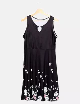 Robe Misslook Taille 3XL (XXXL) - Lin Beige Genou - Occasion Très Bon État
