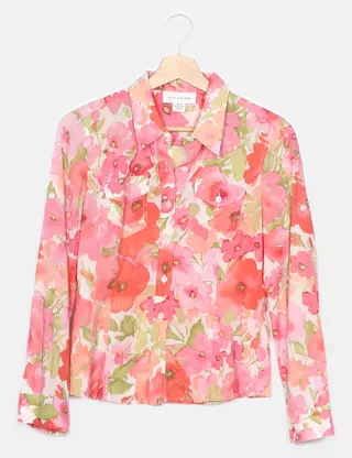 Chemise boutonnée rayée femme Jones New York