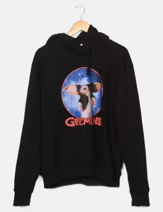 Pull pull coton noir garçon Gremlins taille 9-10 ans pull - logo