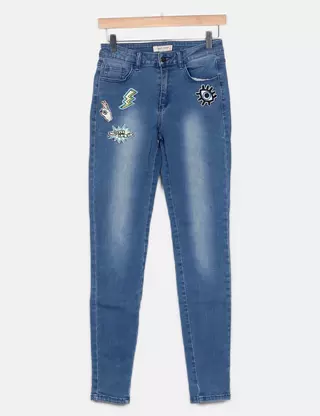 Jean Naf Naf Femme Taille 40 - Coupe Skinny, Bleu, Très Bon état D'occasion