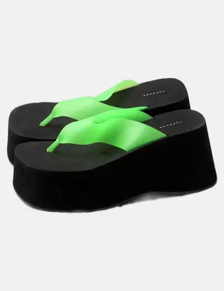 Chaussures à Talons Hauts Topshop - Taille UK 4 (pointure 37) - Couleur Marine - Occasion