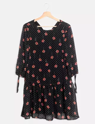 Robe En Similicuir Noir Mohito - Taille XS (34), Neuf Sans étiquettes, Style Midi