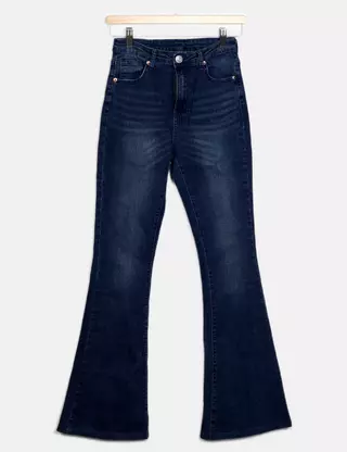 │Odd Studio│ Slit bootcut denim pants BLUE OO3FFDP101BL Men Denim Pants Flared Bootcut Jeans Loose Trousers Slit