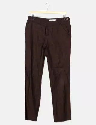 Bermuda Comptoir Des Cotonniers Taille 36 - Coton Marron - Occasion Très Bon État - Femme