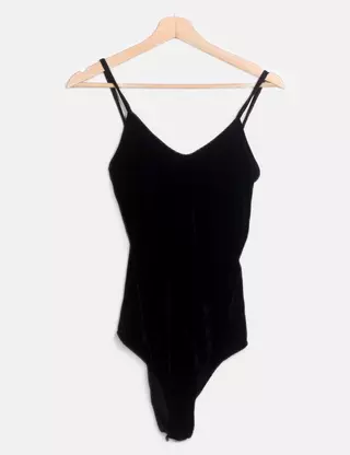 Body noir manche courte | La Redoute
