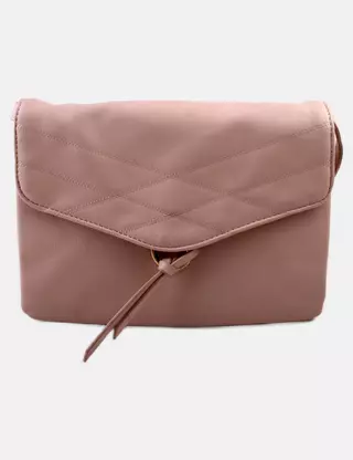 Sac pochette bandoulière cuir souple camel Emiliana