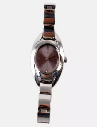 Montre Vintage Femme Cacharel - Cadran Rose, Bracelet Cuir - Réf. CLD036 - À Quartz - Occasion