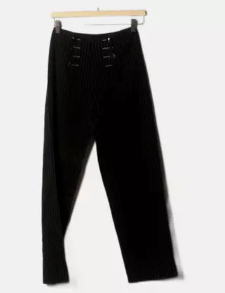 Pantalon Jennyfer Taille 38/M Noir - Occasion Bon état, Coupe Classique, Idéal Quotidien