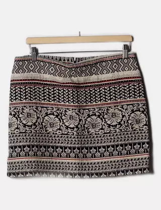 Springfield Jupe Courte Nid D'abeille, Orange, X-Large Femme