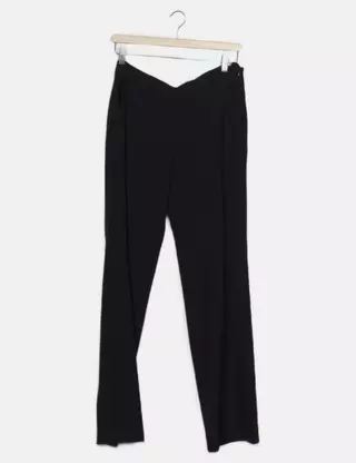 Pantalon Femme Camaïeu Taille 42 - Gris En Polyester/élasthanne - Occasion Très Bon état