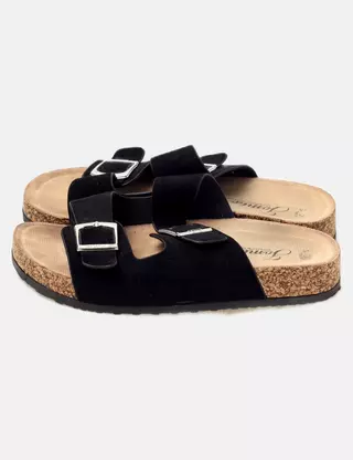 Espadrilles Femme JOMIX - Fabriquées En Espagne - Tissu Rayé - Semelle Caoutchouc