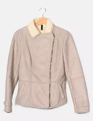 Veste NAF NAF Blanche Taille 40 - Occasion Très Bon état, Style Parka