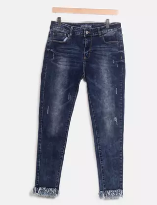 Jeans REDSEVENTY Slim Fit Avec Ceinture Et Rips - Neuf Avec étiquettes - Taille S à XL
