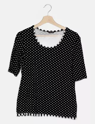 Taifun By Gerry Weber T-Shirt con Motivo, Donna Gr.38, Molto Buone