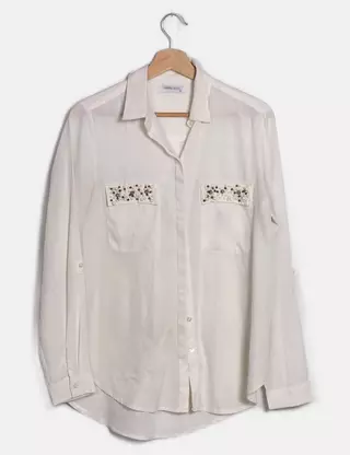Haut Femme Suite Blanco Taille S - Manches Courtes, Col Rond, Fermeture éclair, Occasion Très Bon état