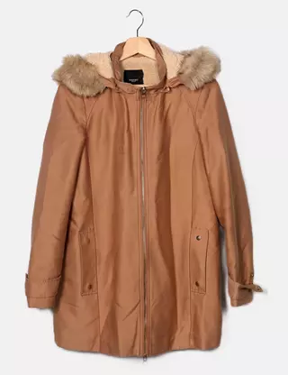 Doudoune Parka Mango Noir Taille L - Quasi Neuve - Style Décontracté Femme