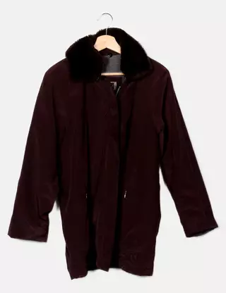 Manteau Femme Cencil Avec Incrustation Peluche - Capuche, Boutons Et Zip, élégant Pour L'hiver - 12