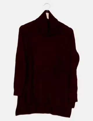 Pull Noir Ann Taylor Taille XS Avec Grosse Fleur Brodée - Occasion Très Bon état