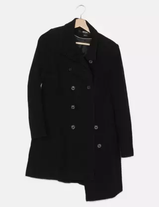 Veste Sans Manches DKNY En Laine Noire - Taille M, Neuve Avec étiquette, Style Longue !