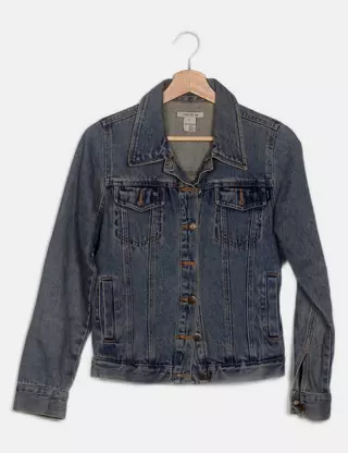 Veste En Jean Cherokee Fille Taille L 10-12 - Bleue, Manches Longues, Occasion Comme Neuve, Parfaite Quotidien
