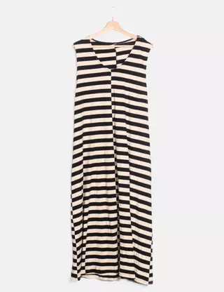 Vestido Holgado Viscosa Ulla Popken - Vestido De Playa Heather