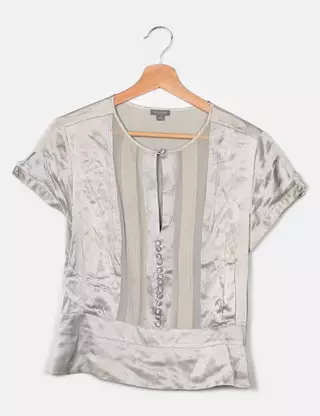 Superbe Chemisier Ann Taylor Taille 10 Vert 100% Coton, Parfait Pour Le Quotidien