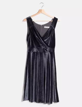 Abito Midi A-line GRACE KARIN Con Maniche 3/4 E Scollo Tondo – Tessuto A Contrasto Per Un Look Elegante E Femminile