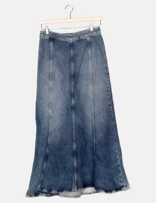 Jupe Zippée Multicolore à Motif Floral - H&M Taille 16 - Neuve Avec Étiquette