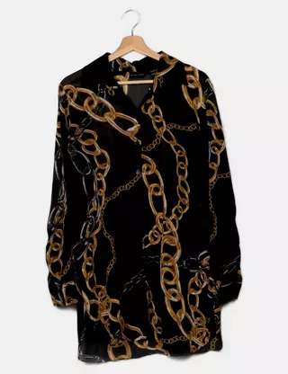 Chemise Blanche New York & Company Taille L - Détails étincelants (neuve)