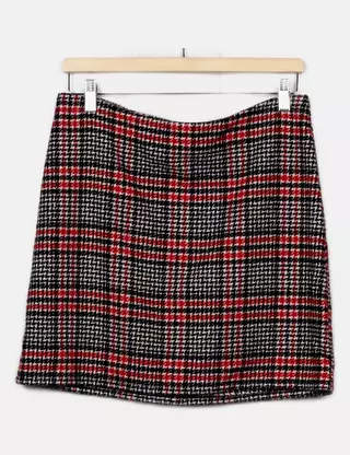 Jupe Courte Femme Primark Multicolore Pailletée Taille S - Stretch Polyester, Style Festival