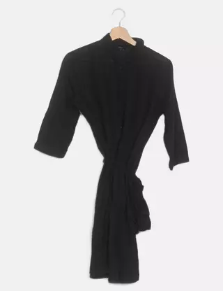 Robe Chemise Noire ESMARA Taille 36 - Occasion En Très Bon état, Style Décontracté Chic