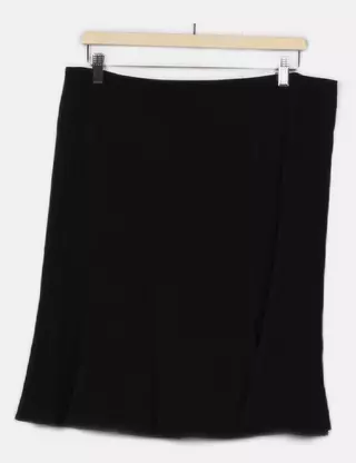 Jupe Midi Marks & Spencer Violette – Taille 10, Coupe A, Laine, Géométrique