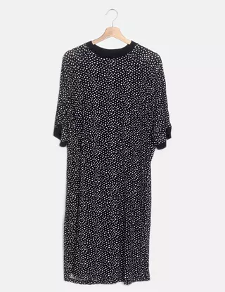open lace back dress MONKI long shirt dress  Vikurbasar